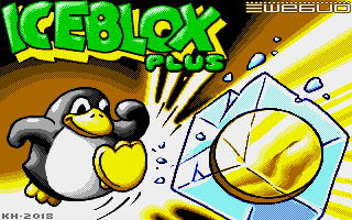 Iceblox Plus (Atari ST) screenshot: Title screen