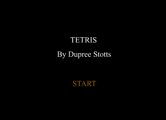 Tetris 2000 (Browser) screenshot: Title Screen