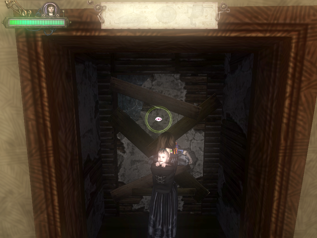Lemony Snicket's A Series of Unfortunate Events (Windows) screenshot: The Smasher can be used to break some barriers or knock down enemies.