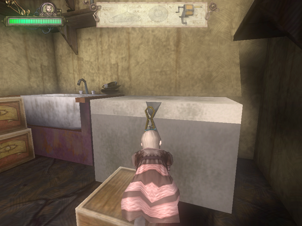 Lemony Snicket's A Series of Unfortunate Events (Windows) screenshot: Sunny does her business.