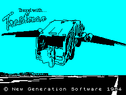 Travel with Trashman (ZX Spectrum) screenshot: Loading screen