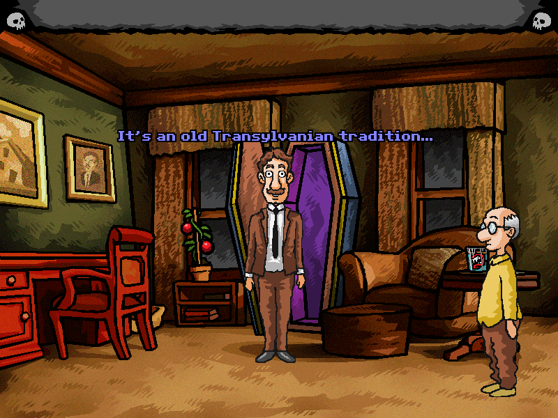 Donald Dowell and the Ghost of Barker Manor (Windows) screenshot: The hotel manager's office