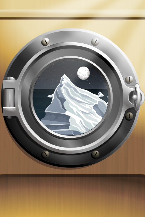 Escape the Titanic (Windows Apps) screenshot: Hitting the iceberg