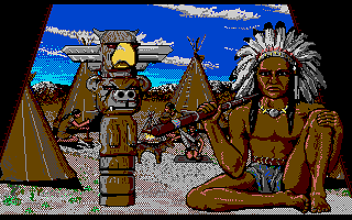 Billy the Kid (Amiga) screenshot: Mescalero Apache Reservation