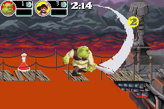 Shrek SuperSlam (Game Boy Advance) screenshot: Shiny New Sword