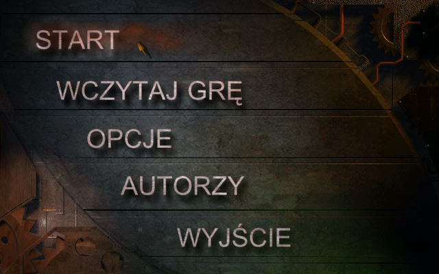 Fire Zone (Windows) screenshot: Main menu