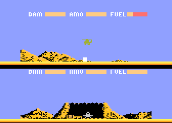 Protector (Atari 8-bit) screenshot: Supplies found