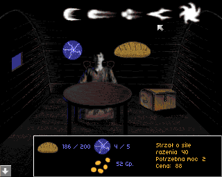 Tyran (Amiga) screenshot: Mage cottage