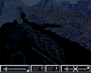 Tyran (Amiga) screenshot: Mountains