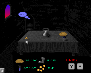Tyran (Amiga) screenshot: Gambling