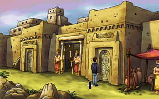Tales (Windows) screenshot: The gates of the ancient city of Uruk, indeed known from some of the oldest preserved tales of humankind.