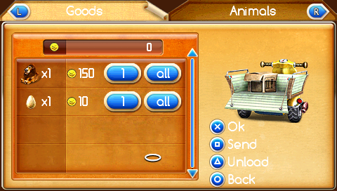 Farm Frenzy 3 (PSP) screenshot: Goods