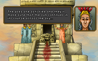 Tales (Windows) screenshot: A slightly longer story short, the whole sacrifice business (and the immortal twins business) turns out to be a little fishy...