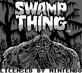 Swamp Thing (Game Boy) screenshot: Title Screen