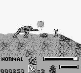 Swamp Thing (Game Boy) screenshot: The first enemy you meet is a snake