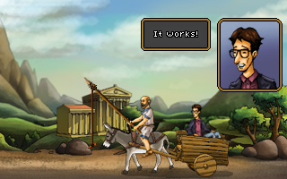 Tales (Windows) screenshot: This time Alfred is in ancient Greece.