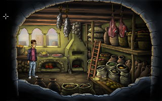 Tales (Windows) screenshot: The kitchen in Uruk