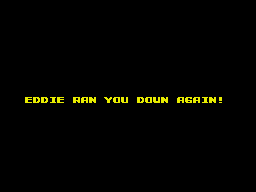 The Rocky Horror Show (ZX Spectrum) screenshot: Again?