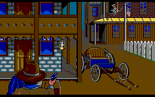 Billy the Kid (Amiga) screenshot: Street duel