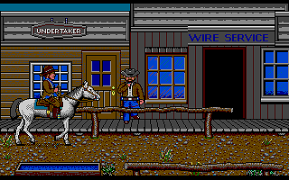 Billy the Kid (Amiga) screenshot: Santa Fe