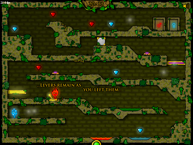 The Forest Temple (Browser) screenshot: First level (2009 release)