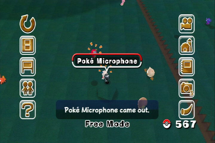 My Pokémon Ranch (Wii) screenshot: Poke Microphone