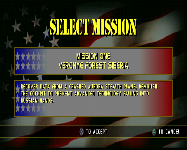 Screenshot of Spec Ops: Stealth Patrol (PlayStation, 1999) - MobyGames