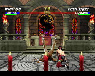 Mortal Kombat 3 (PlayStation) screenshot: He got me alright