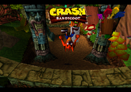 Screenshot Of Crash Bandicoot Playstation 1996 Mobygames