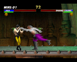 Mortal Kombat 3 (PlayStation) screenshot: Found a new fast attack