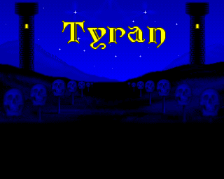Tyran (Amiga) screenshot: Title screen