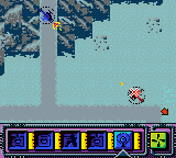Force 21 (Game Boy Color) screenshot: Always shoot first.