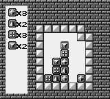 Puzznic (Game Boy) screenshot: Round 2