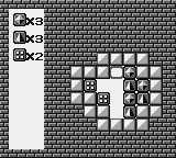 Puzznic (Game Boy) screenshot: It's obvious once you realise the trick