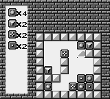 Puzznic (Game Boy) screenshot: Round 8
