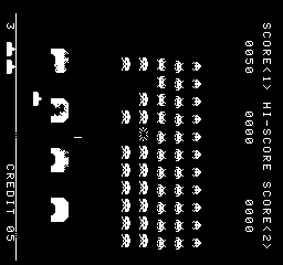 Space Invaders 2000 (PlayStation) screenshot: Neck rotation exercise