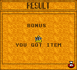Ultimate Surfing (Game Boy Color) screenshot: You Got Item