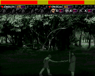 Tyran (Amiga) screenshot: Branch blow