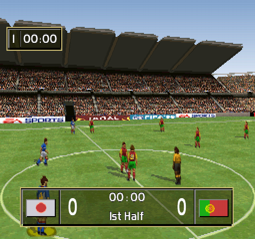 FIFA Soccer 96 (PlayStation) screenshot: Kick-off