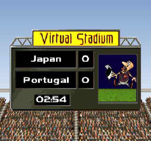 FIFA Soccer 96 (PlayStation) screenshot: Off-side animation