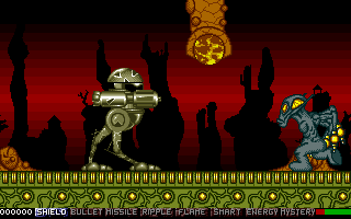 Under Pressure (Amiga) screenshot: Devilish alien