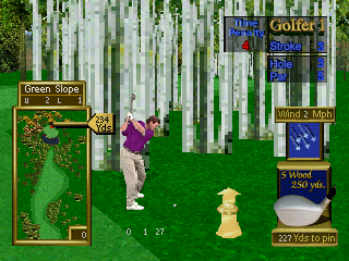 Screenshot of Peter Jacobsen's Golden Tee Golf (PlayStation, 1998 ...