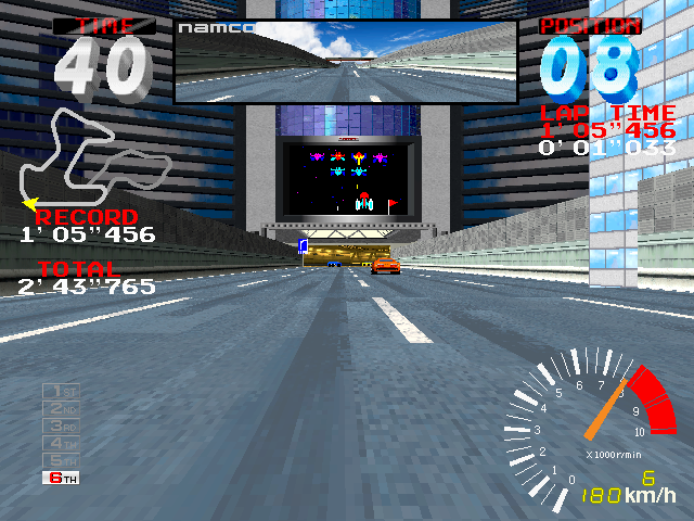 Screenshot of Ridge Racer 2 (Arcade, 1994) - MobyGames