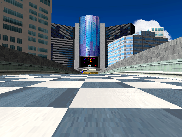 Ridge Racer 2 (Arcade) screenshot: Finish line