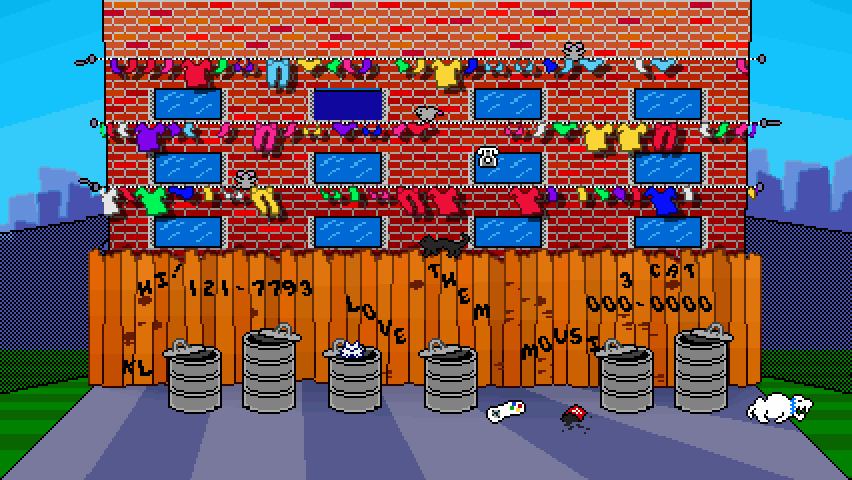 Screenshot of Alley Cat: Remeow Edition (Windows, 2018) - MobyGames