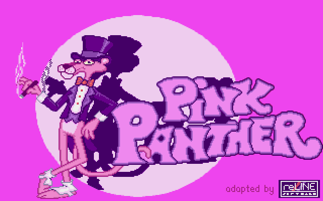 Pink Panther (Amiga) screenshot: Title screen