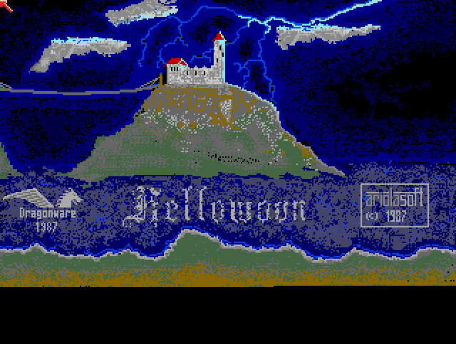 Hellowoon: Das Geheimnis des Zauberstabs (Amiga) screenshot: Loading screen