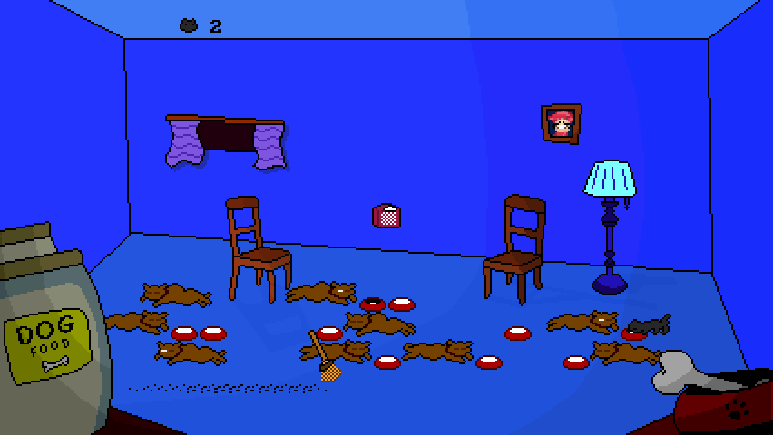Alley Cat: Remeow Edition (Windows) screenshot: Let sleeping dogs lie some other time.