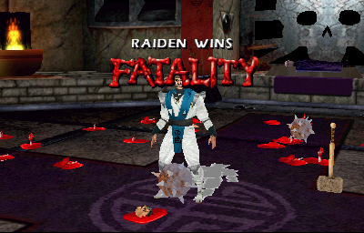 Mortal Kombat 4 (Arcade) screenshot: Fatality