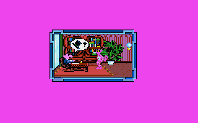 Pink Panther (Amiga) screenshot: You need a hat to enter Level 1